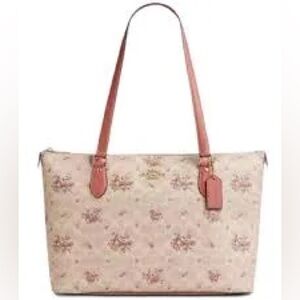Coach 🆕 Gallery Tote Bag With Floral Print